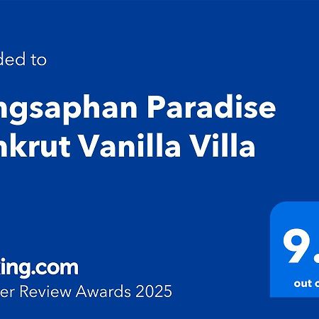 Bangsaphan Paradise Bankrut Vanilla Villa Exteriör bild